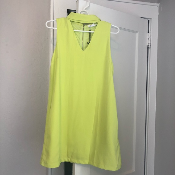 NWT High Neck Neon Dress - Picture 2 of 4